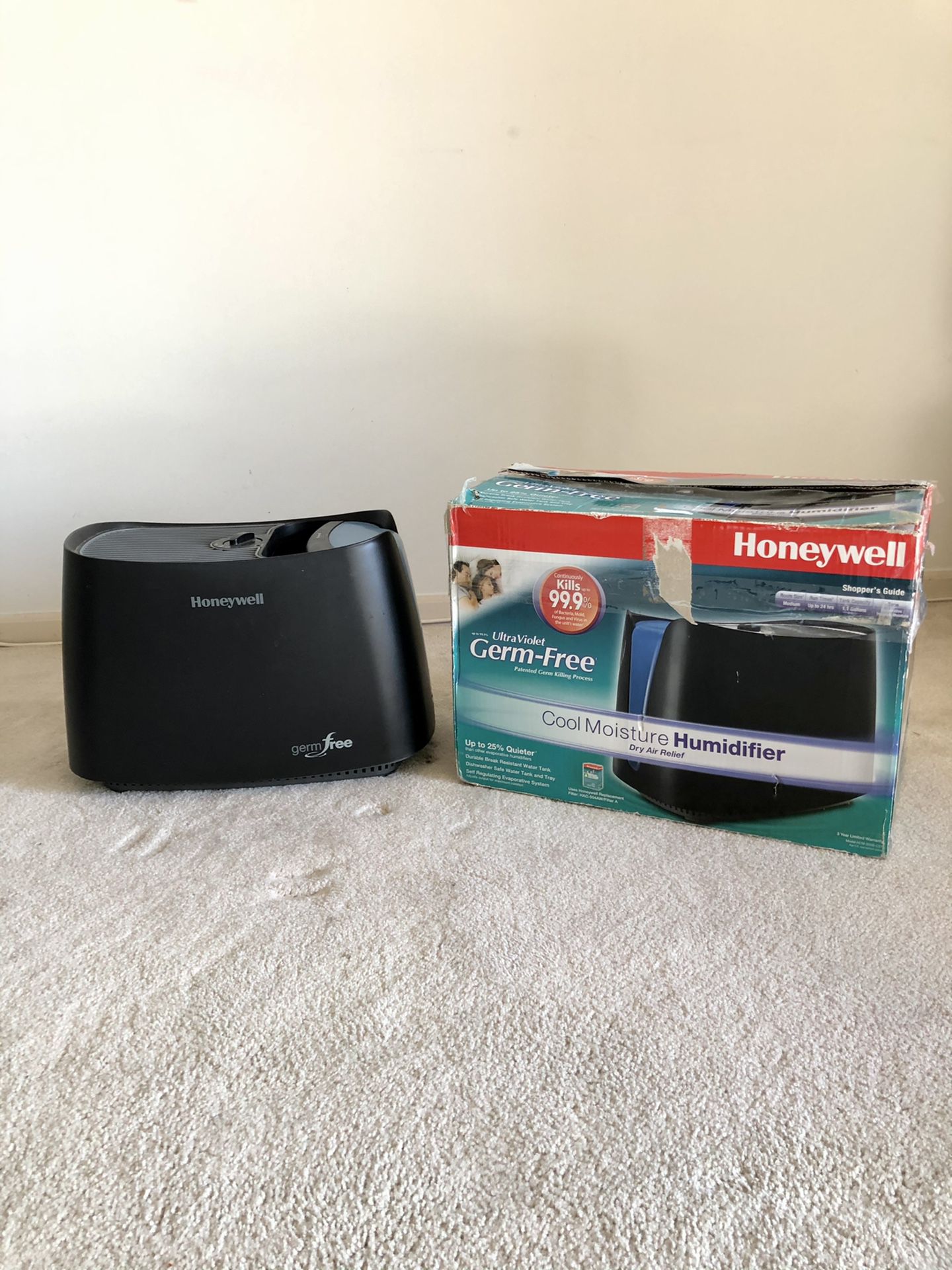 Honeywell Germ Free Cool Moisture Humidifier