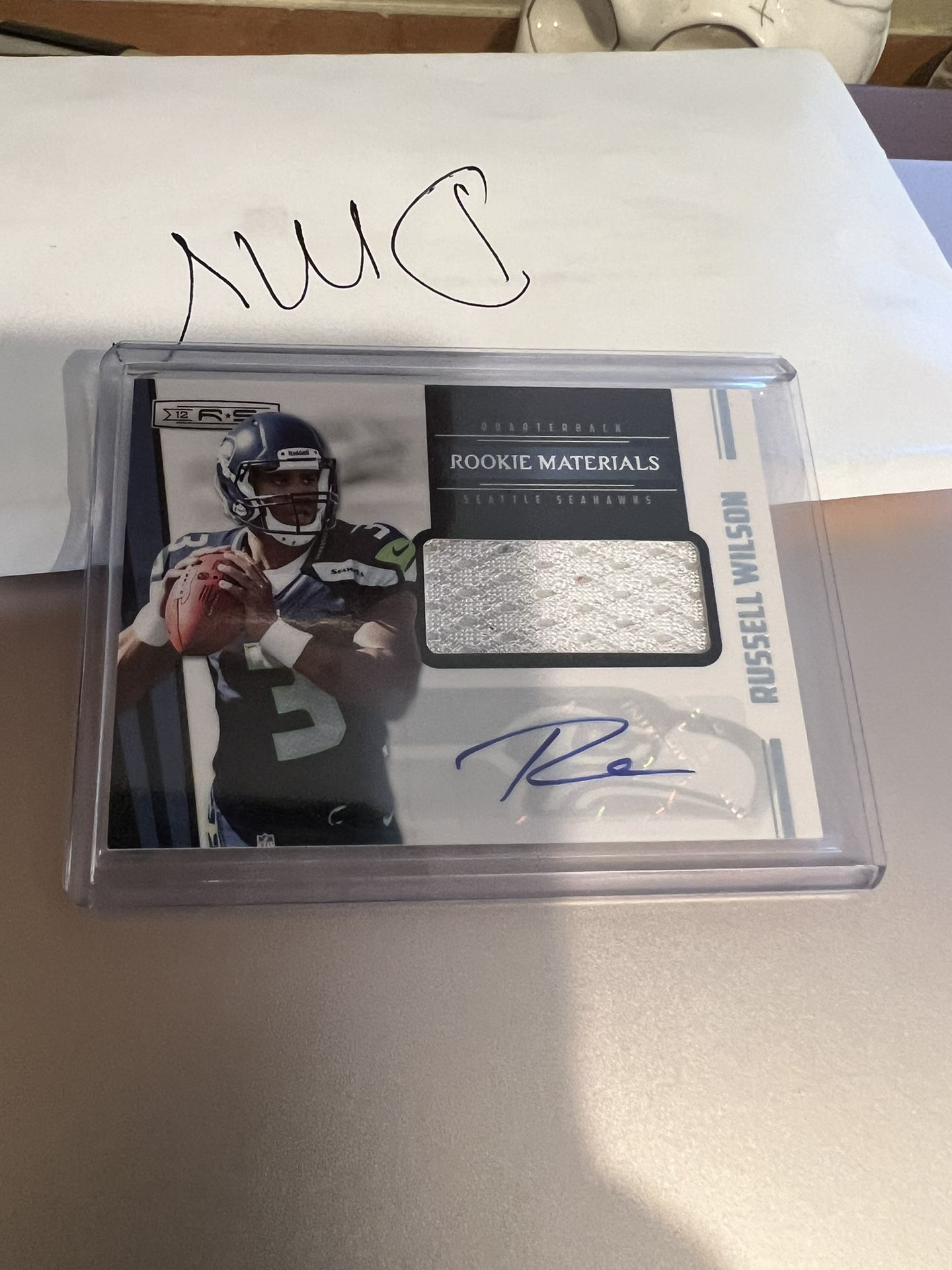 Russell Wilson Rookie Patch Auto #47/499