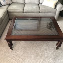 Solid Cherry Coffee Table: Ethan Allen 