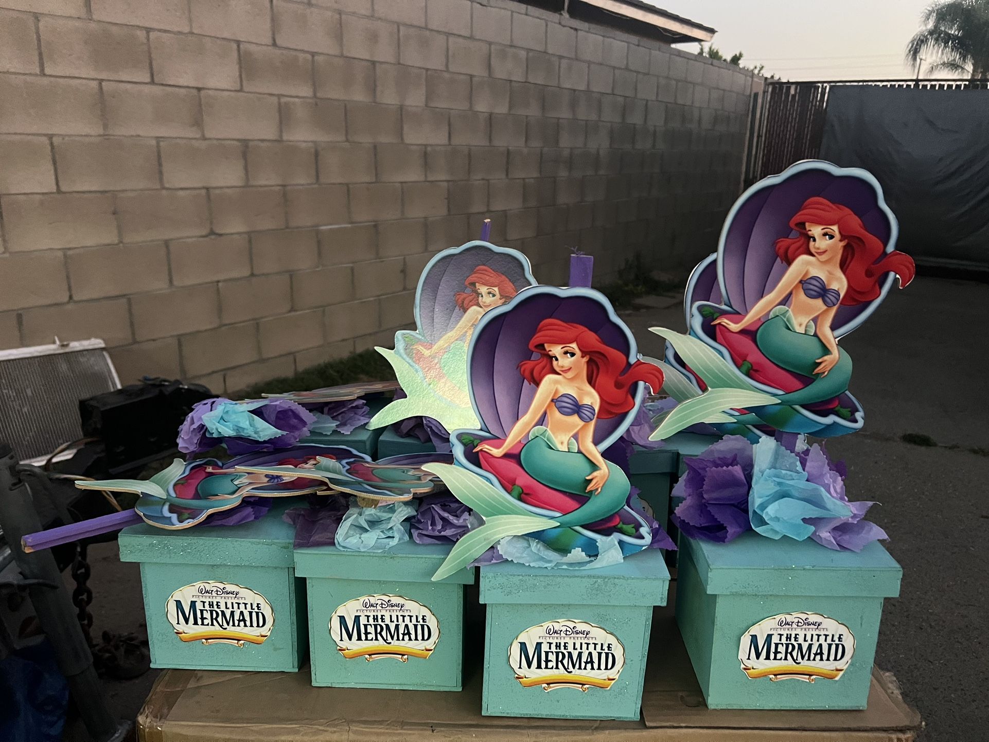 Little Mermaid Centerpieces