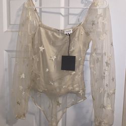 Sheer Star Body Suit 