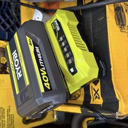 Ryobi 40v Battery And Charger 