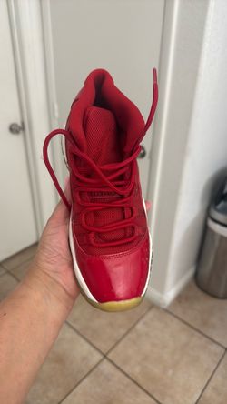 Air Jordan 11 Red High-Top Sneaker
