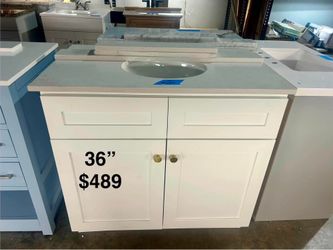 36in Bathroom Vanity with Top