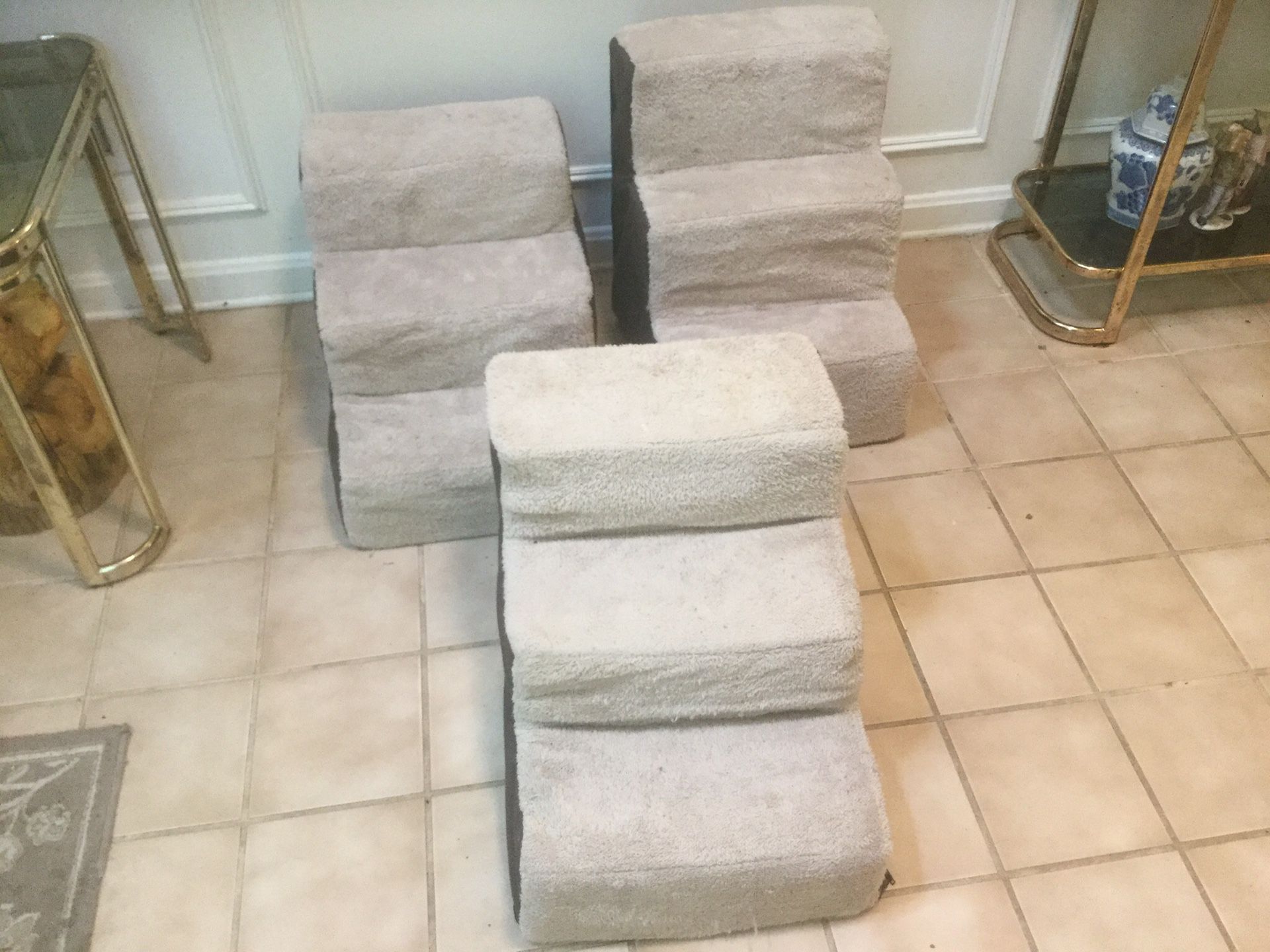 Three pet stairs