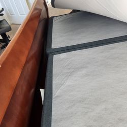 Used Tempur-pedic Two Twin XL Boxes Springs That Can Be Used Both Together For One King-Size Bed 