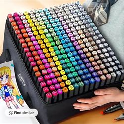 168 Colors Alcohol Markers 