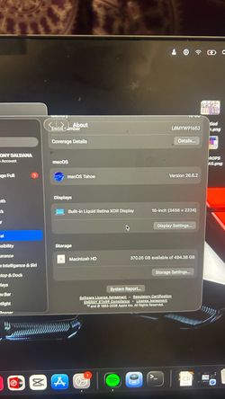 2021 macbook pro m1pro 16gigs ram