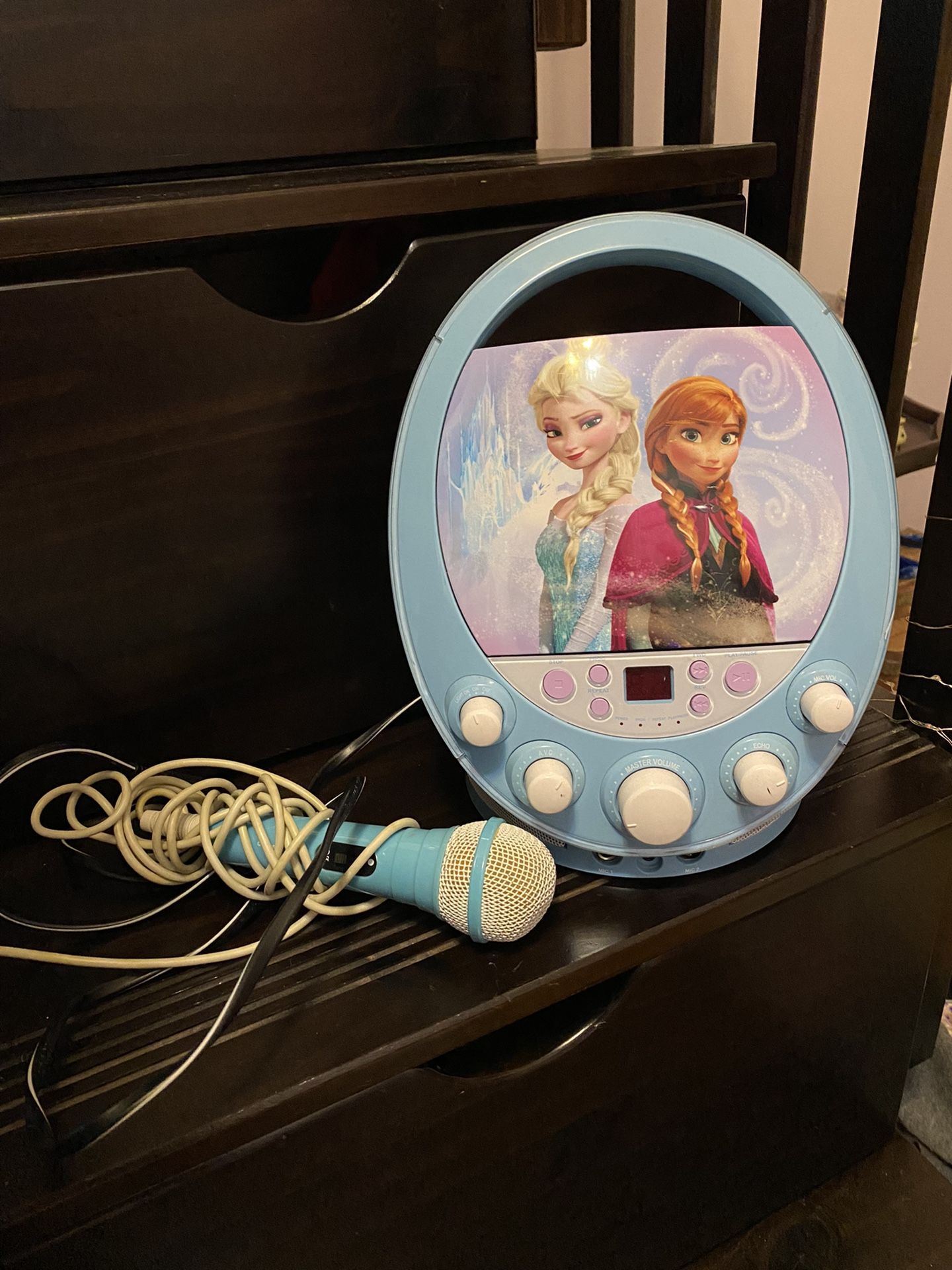 Frozen Microphone Karoake Machine