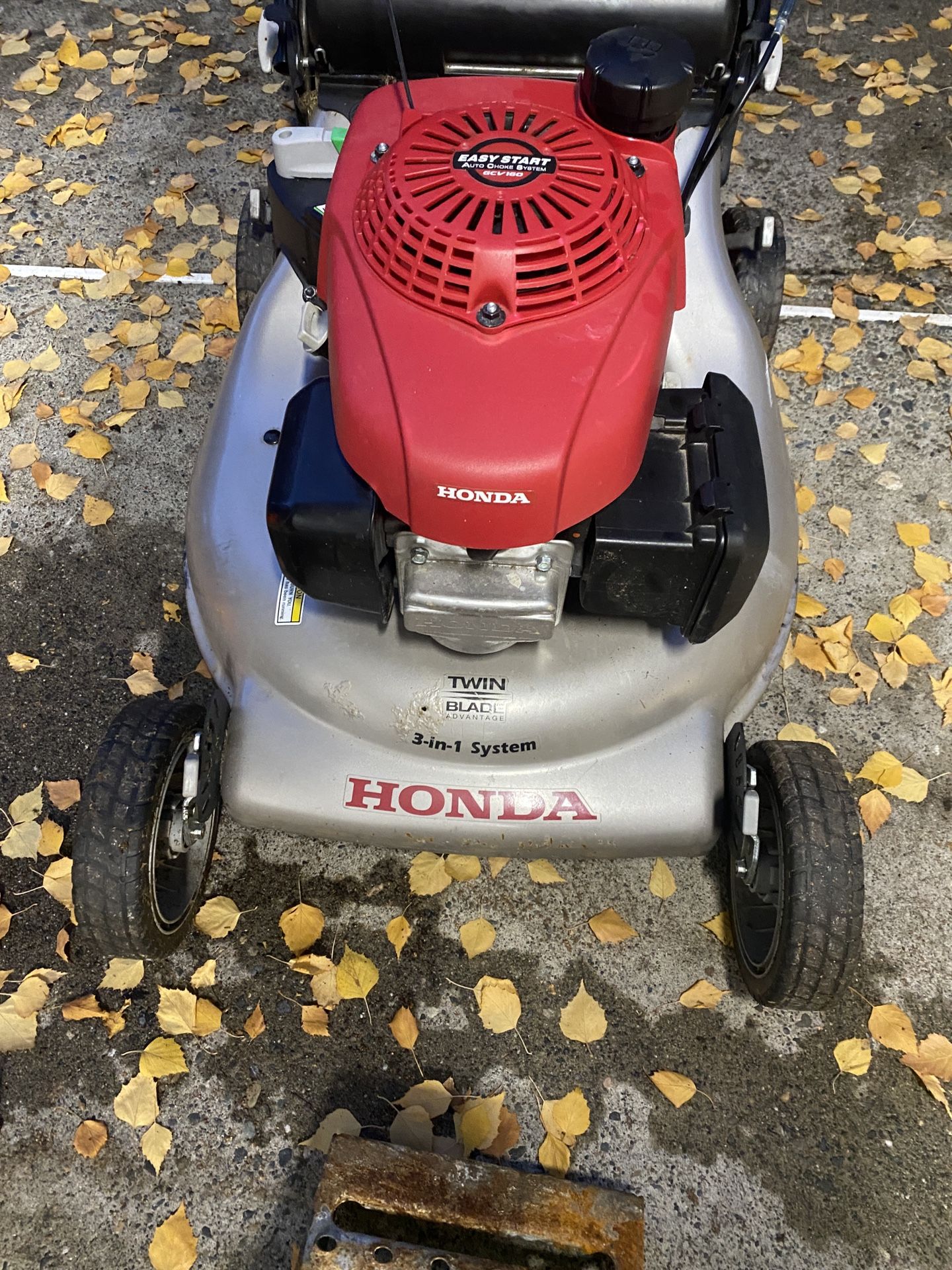 Honda Mower & Leaf Vacuum 