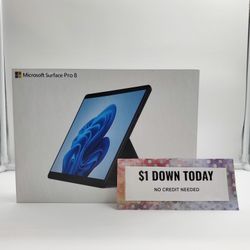 Microsoft Surface Pro 8 Laptop Brand New - $1 DOWN PAYMENT - NO CREDIT NEEDED