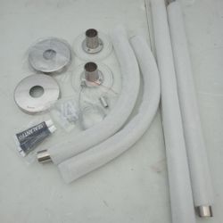 New Sikaiqi Stretchable  Diamond Shaped Corner Shower Curtain Both Sides: 17"-25.6",Middle:20"-26)