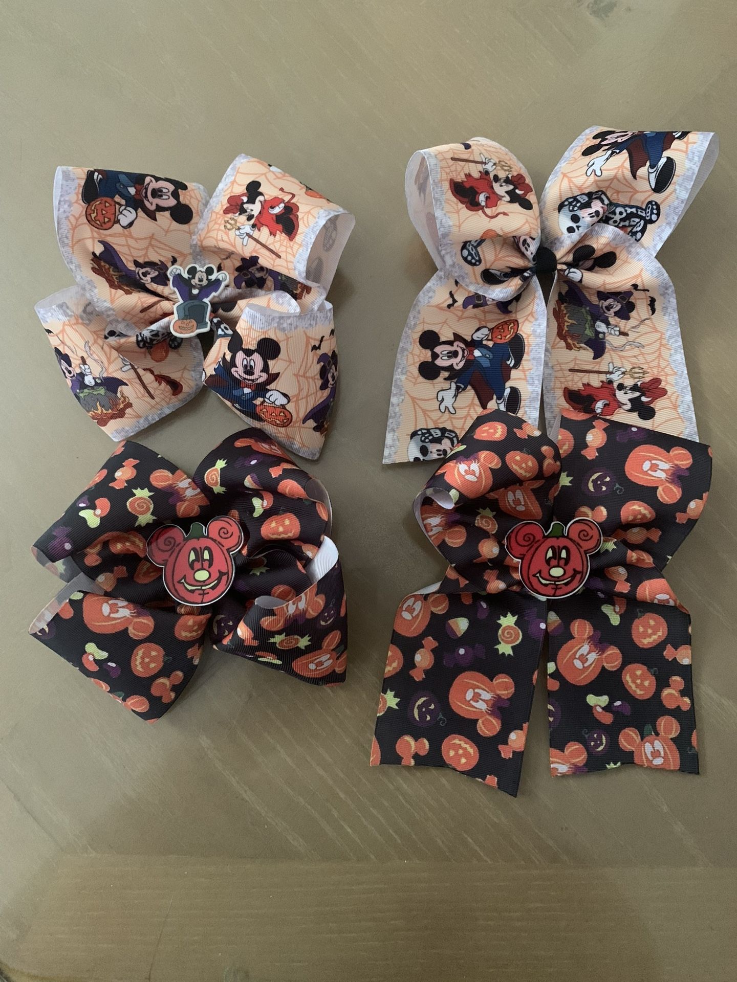 Halloween Theme Jojo And Cheer Bows Handmade 