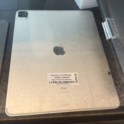 Like New Open Box Apple iPad Pro 12.9 4th Generation 128GB Cellular Wi-Fi For All Carriers 