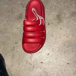 Red Ugg sandals Size 10 In Women Eight In Men