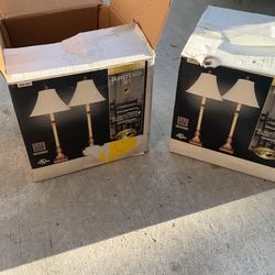 2x Hampton Bay Buffet Lamps 