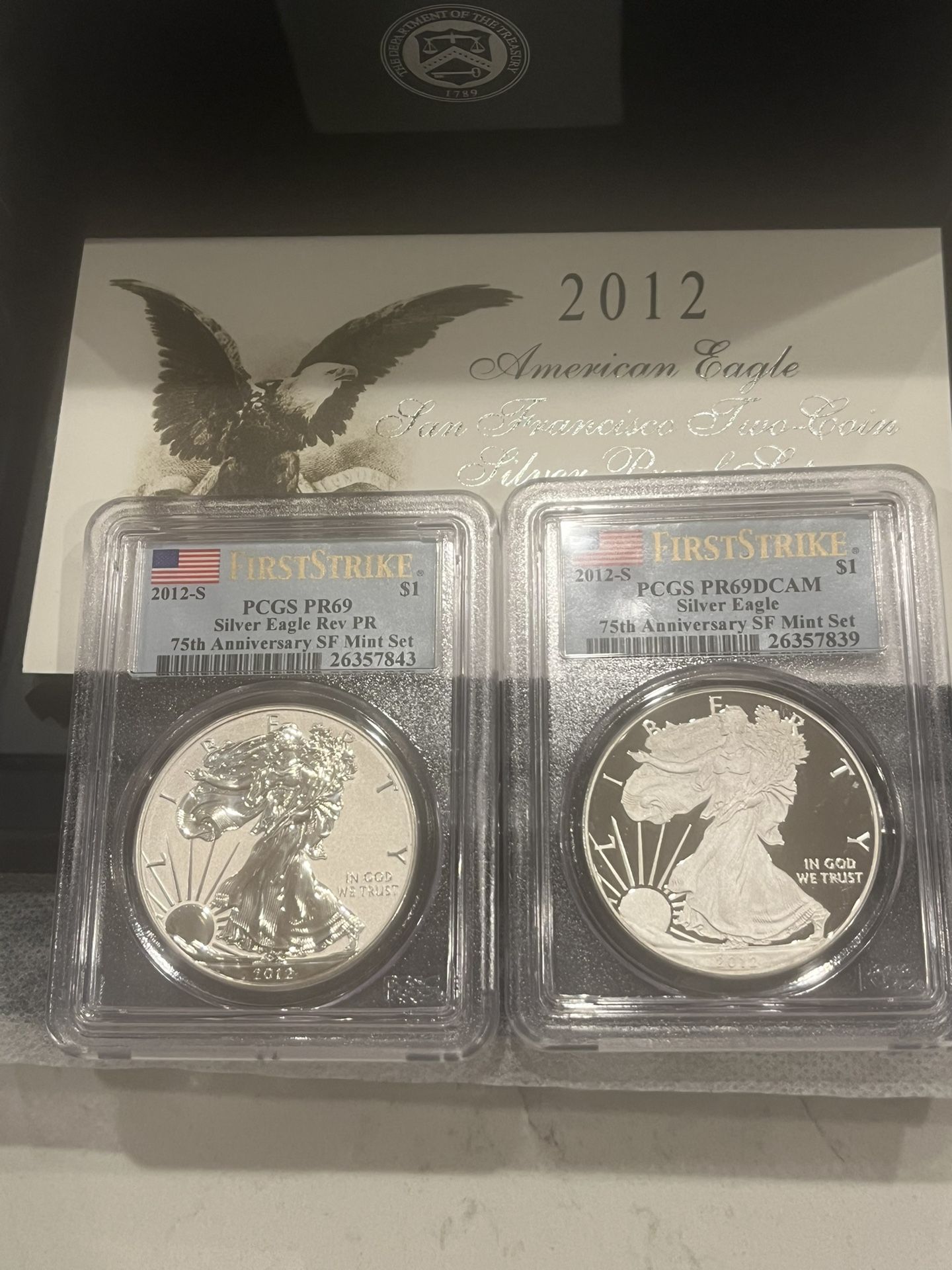 2012 Pcgs 75 Th Anniversary Set