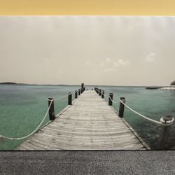 Boardwalk Canvas Painting 