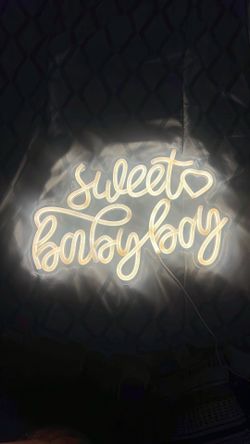 Sweet Baby Boy Led Sign
