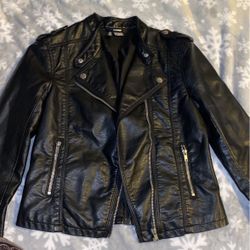 H&M Faux Women’s Leather Jacket 