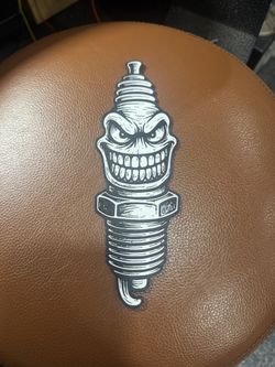Crazy Spark Plug Wall Art