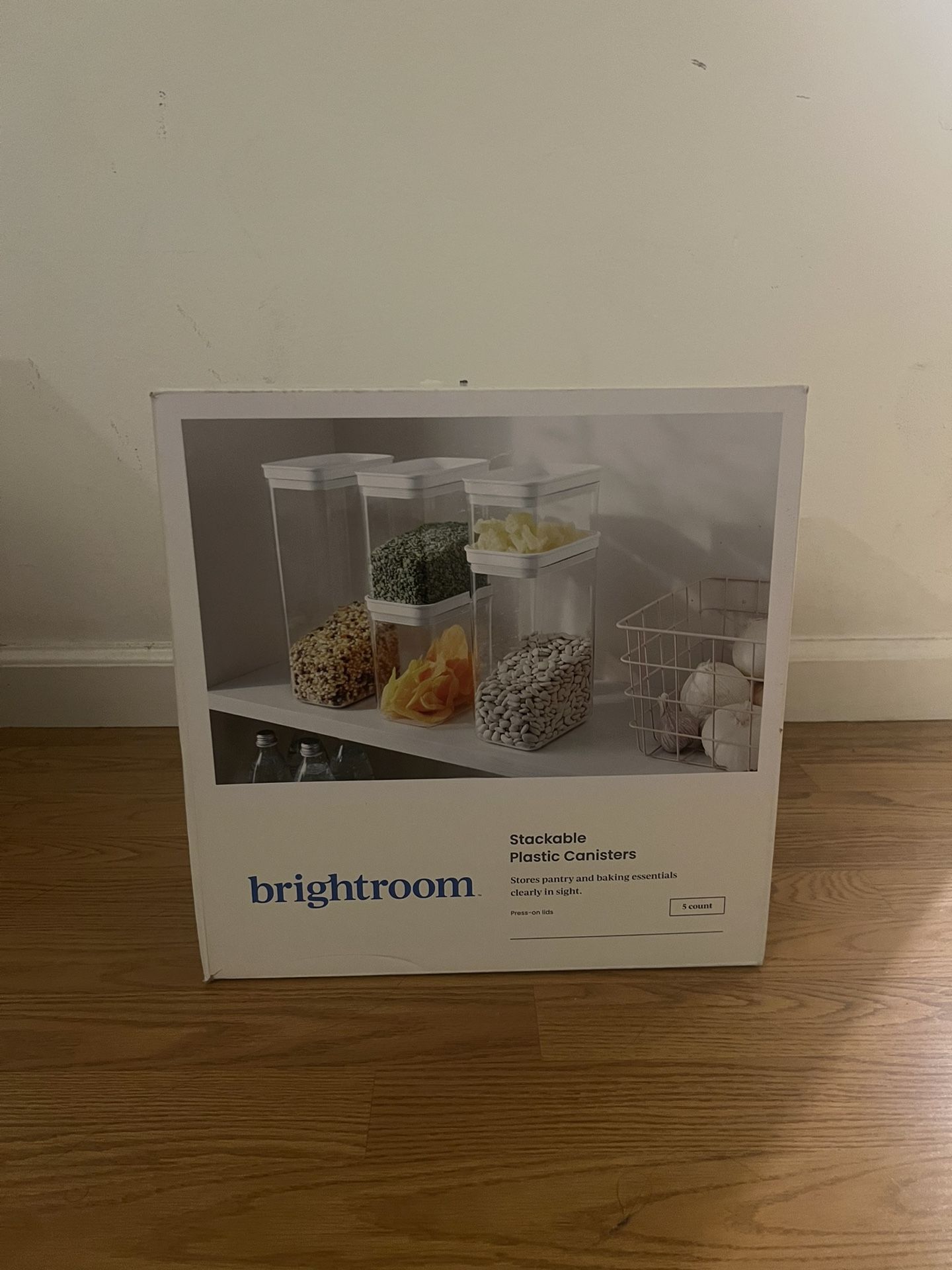 Brightroom Stackable Plastic Containers