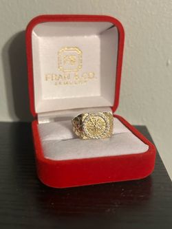 10k gold centenario ring