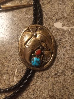 Rare Native American Bolo Tie
