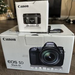 Canon 5D Mark iV & Canon EF 50 MM Lens
