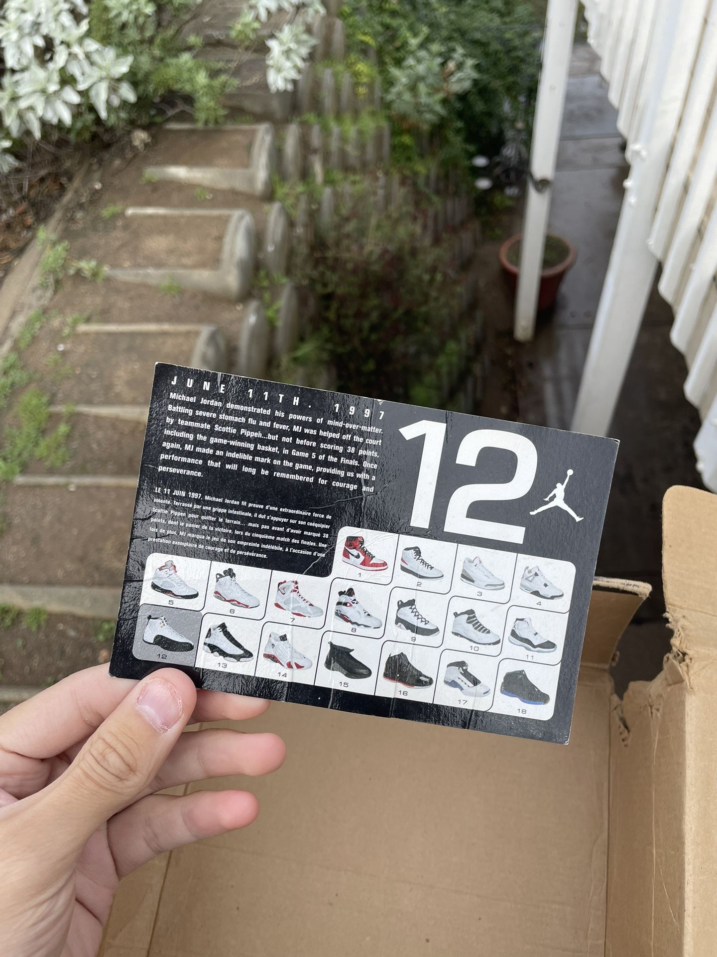 1997) OG Jordan 12 Cherry Size 11 (fits 11)