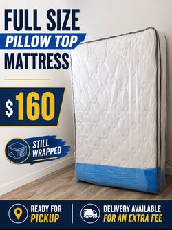 Full size pillow top mattress