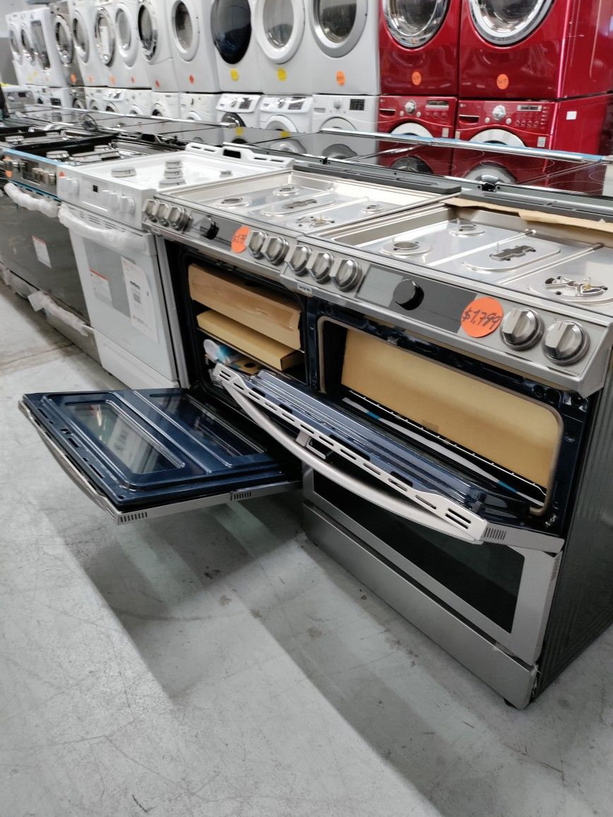 Samsung Double Oven Smart Dial Gas Stove, New Scratch And Dent