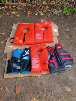 Certified life jackets