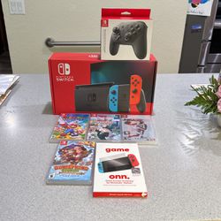 Nintendo Switch With Extras!