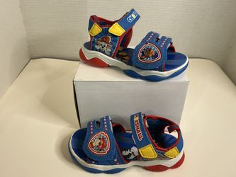 Boys Paw Patrol Light Up Sandals
