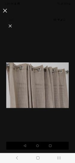 3 Curtains Beigh Shade Like New