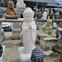 Concrete Buddha Statue / Cement Backyard Patio Garden Buddhas