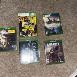 Xbox One Games And One Xbox 360 Game 