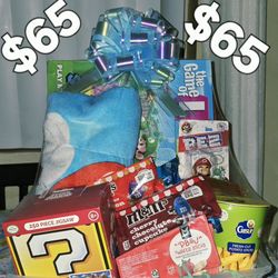 SUPER MARIO BROS BOYS EASTER BASKET 