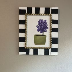 Hand Painted Succulent