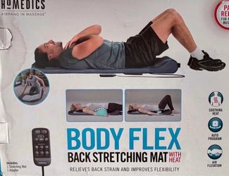 NEW - HoMedics Body Flex Back Stretching Mat with Heat