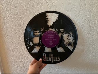 Vinyl Beatles record art