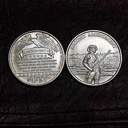 1oz .999 Silver Second Amendment Rounds