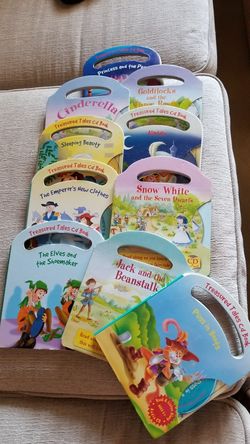 Kids books + 3 with cd