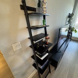 2 Ladder Shelves 