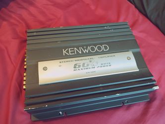 Kenwood two channel amplifier. Great condition strong power. Free delivery Portland Vancouver area