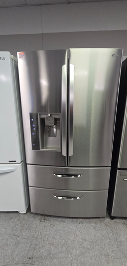 LG 4‑Door French Door Fridge – Stainless, Ice & Water