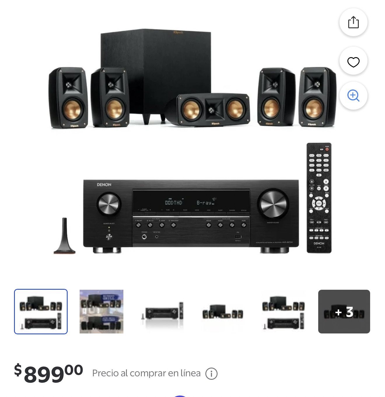 Klipsch Theater System 5.1 Channel Sunroun