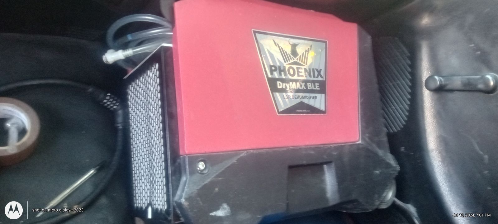 Phoenix DryMax BLE Bluetooth Commercial Dehumidifier - Red