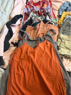 Women’s clothing size large,dresses,shorts,tank tops